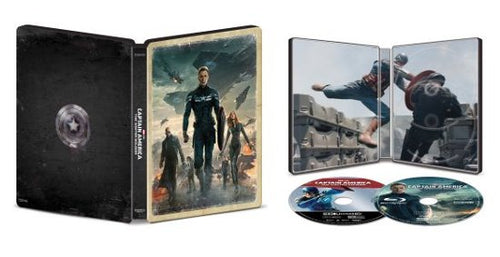 Captain America: The Winter Soldier [SteelBook] [4K Ultra HD Blu-ray/Blu-ray] [Only @ Best Buy] [2014]