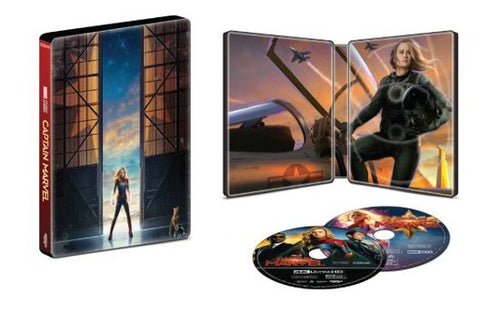 Captain Marvel [SteelBook] [Includes Digital Copy] [4K Ultra HD Blu-ray/Blu-ray] [Only @ Best Buy] [2019]